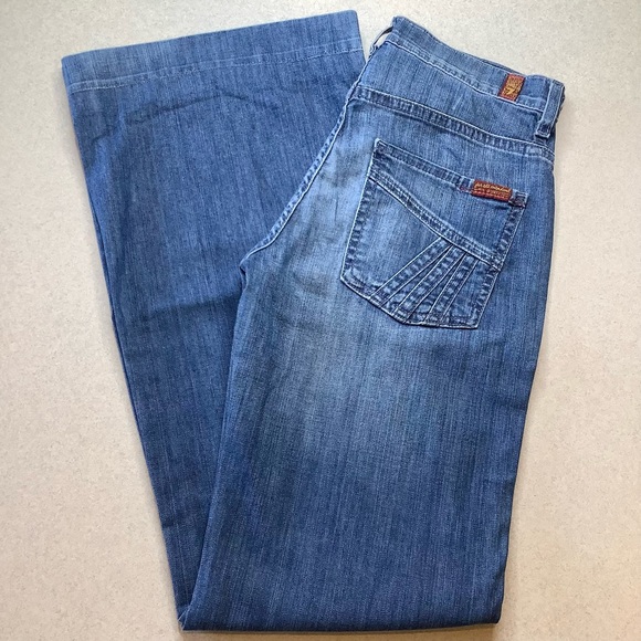 7 For All Mankind Denim - 7 For All Mankind Jeans 27X31.5 Dojo Specialty Pocket Saint Martin